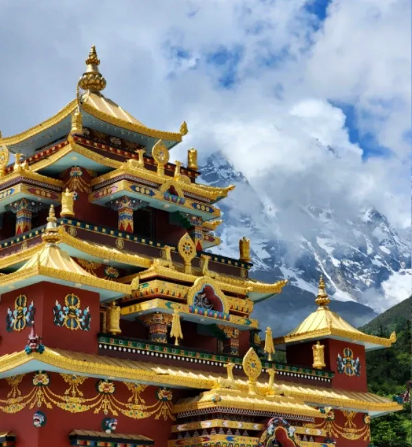 Monastery in Shyala in Manaslu Circuit