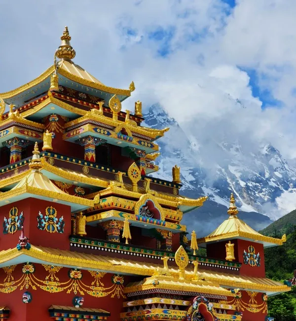 Monastery in Shyala in Manaslu Circuit