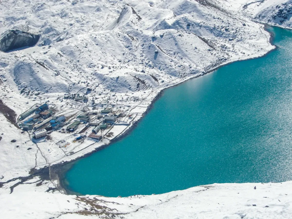 Hotels in Cho La Pass Trek near lake