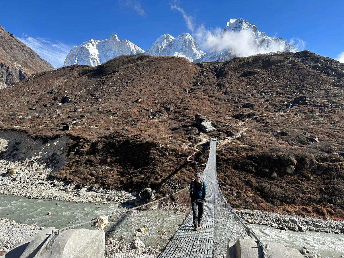 Kanchenjunga Circuit Trek Suspension bridge
