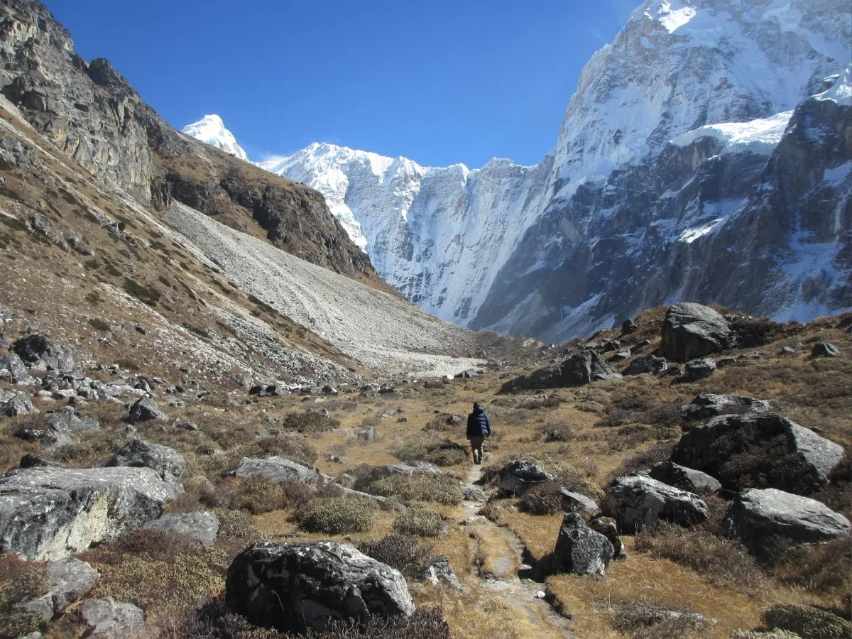 Way to Kanchenjunga North Base Camp