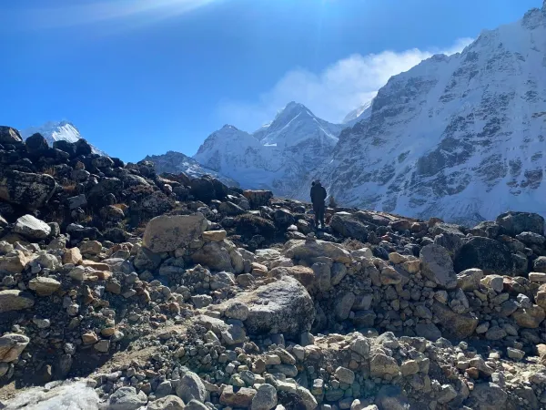 Trekker on kbc trail