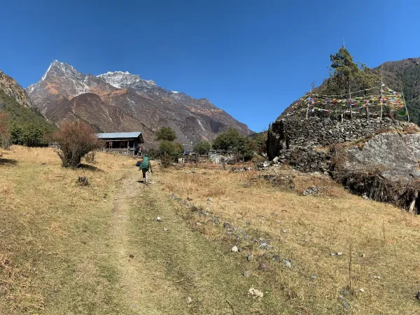 Way to base camp of kanchenjunga