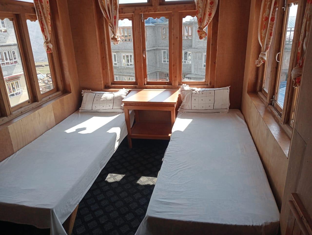 Teahouse beds in Langtang