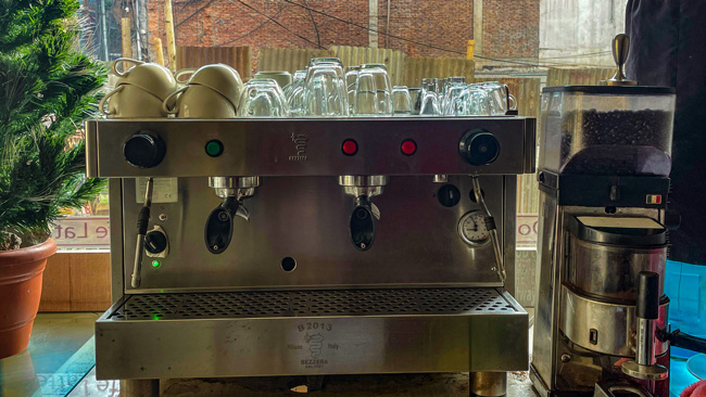 Barista training class