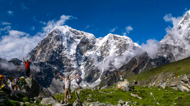 On the way to Everest Base Camp