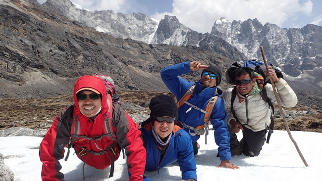 On the way to Everest three Pass