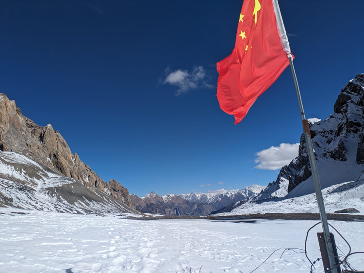 View from Nepal-Tibet border