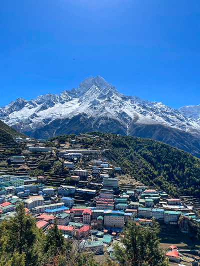 View from Namche Bazaar