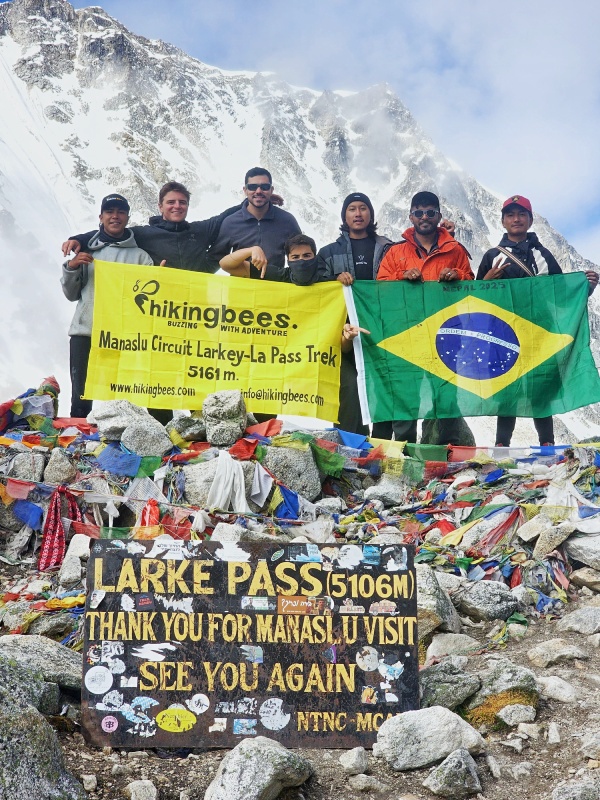 On the Top (Larke La PAss (5,161m)