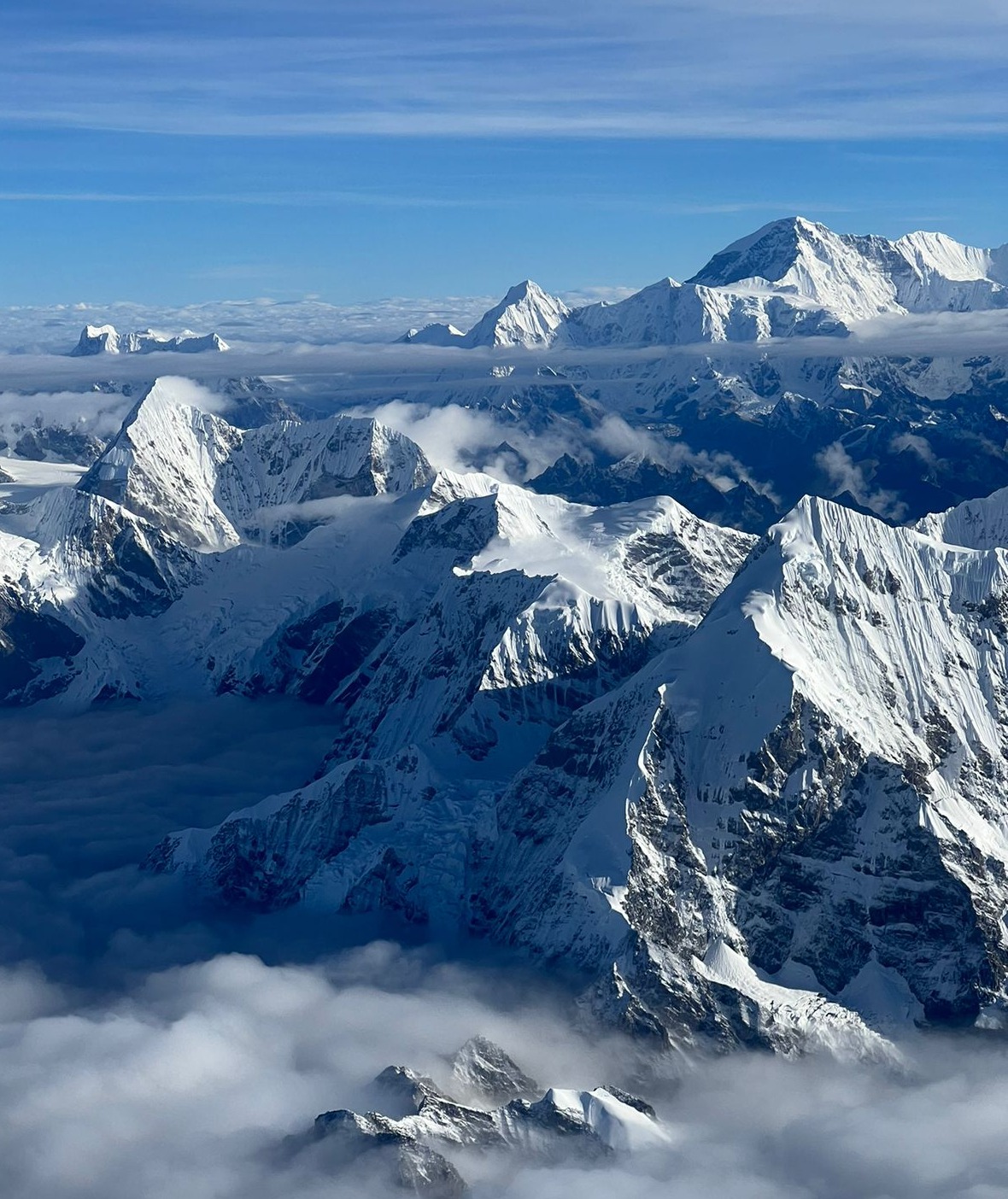 Mountain captured during Mountain flight 