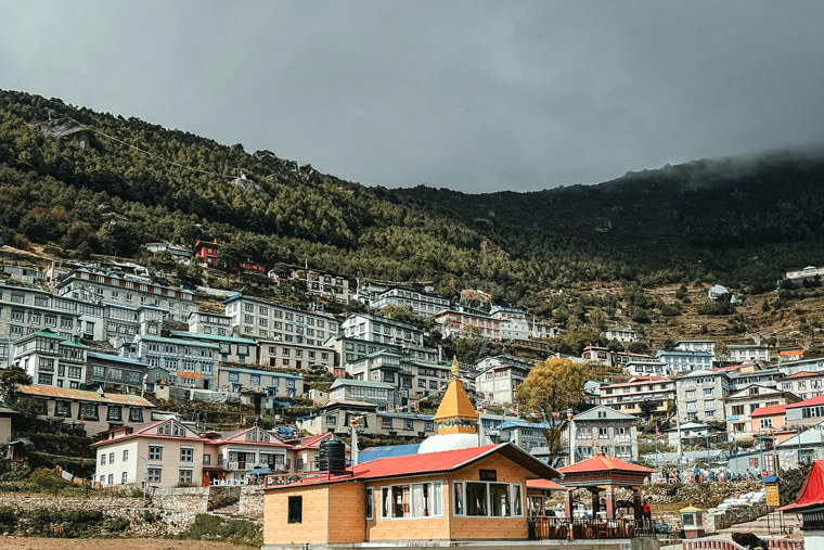 Tea houses in Namche Bazaar