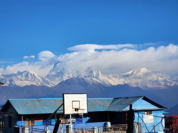 Annapurna Range Captured From Ghorepani