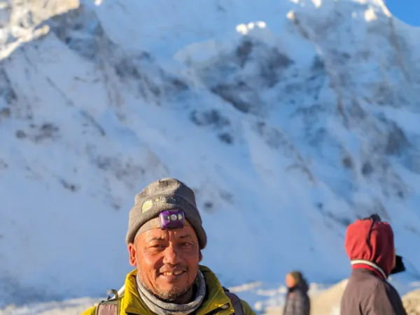 Trekker On Rupinala Trek