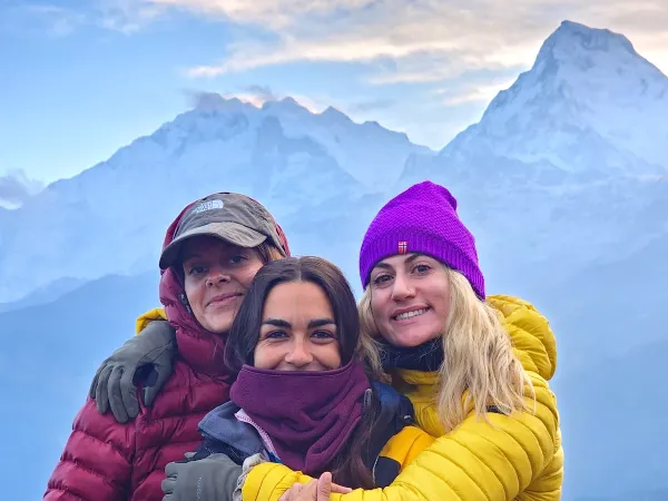 Trekkers On Poon Hill
