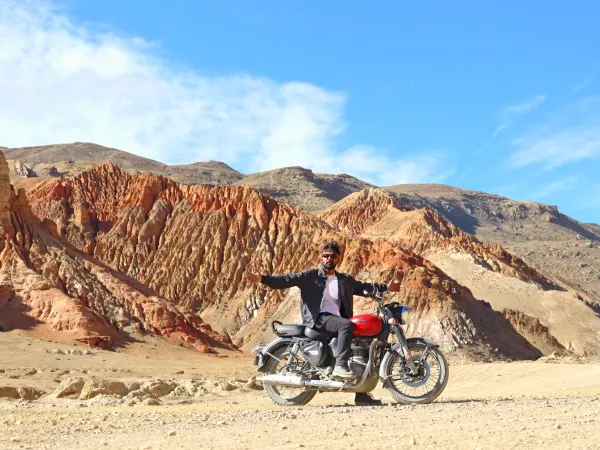 Upper Mustang On Bike Tour