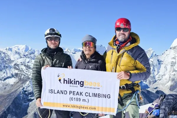 EBC with Island Peak